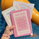 Custom Name Hot Pink Guest Check iPad case, Free Personalization